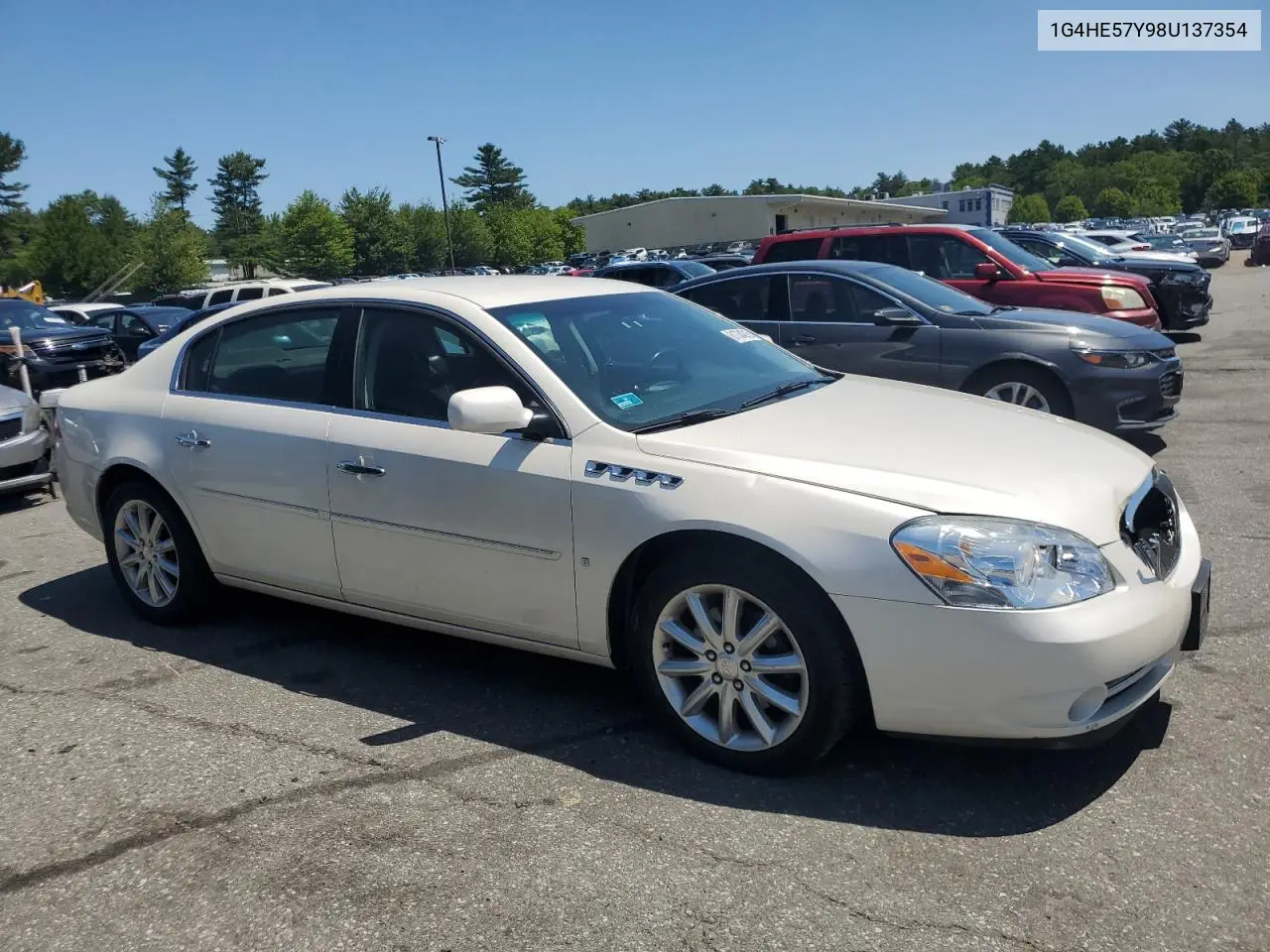 2008 Buick Lucerne Cxs VIN: 1G4HE57Y98U137354 Lot: 61734215