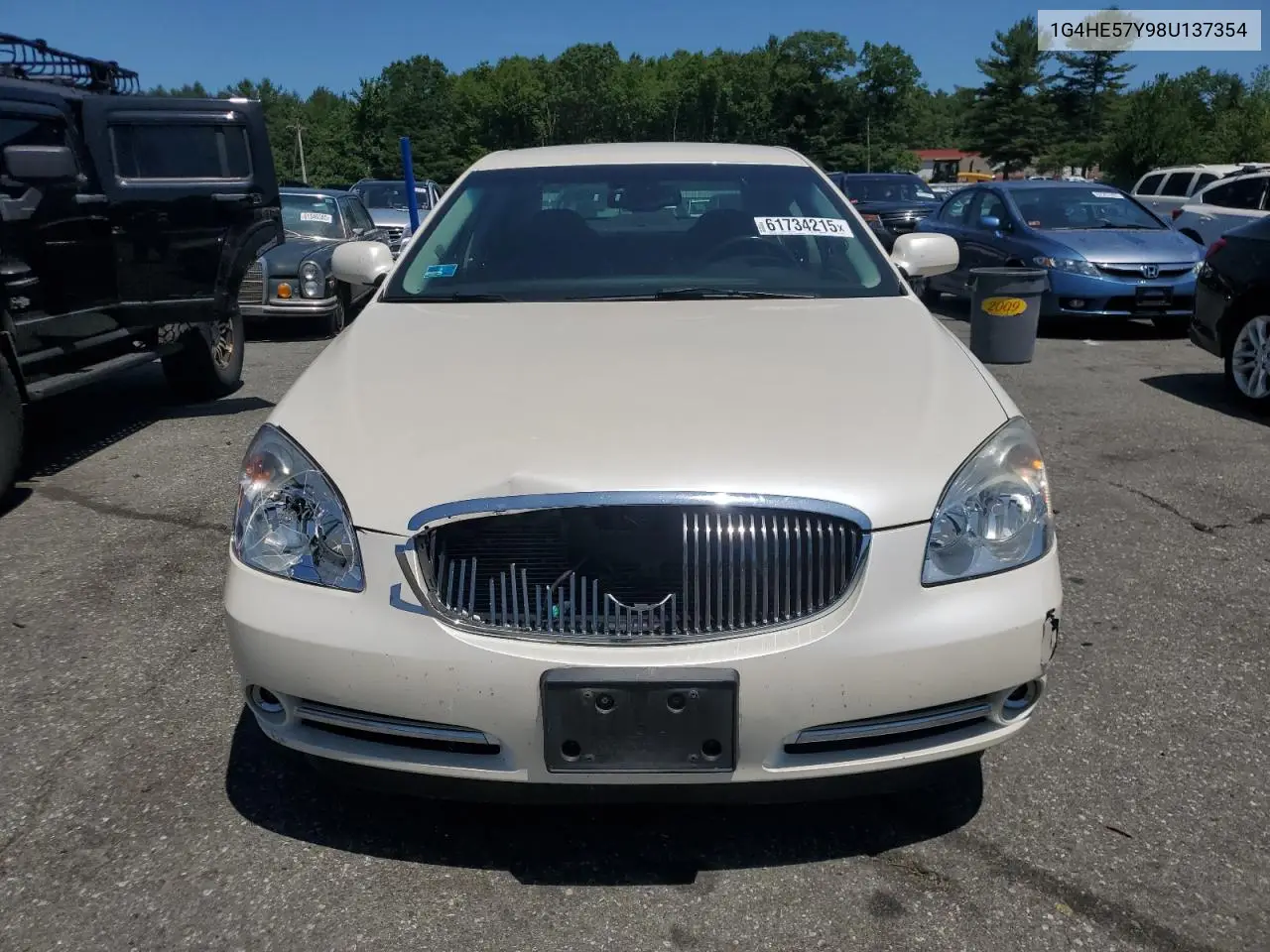 2008 Buick Lucerne Cxs VIN: 1G4HE57Y98U137354 Lot: 61734215