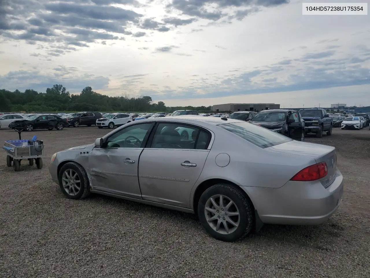 2008 Buick Lucerne Cxl VIN: 1G4HD57238U175354 Lot: 62476545