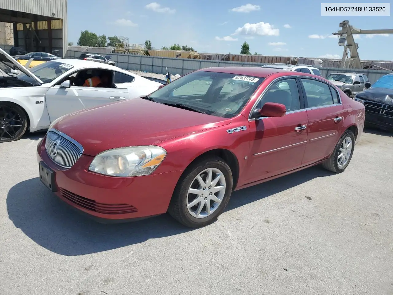 2008 Buick Lucerne Cxl VIN: 1G4HD57248U133520 Lot: 62537745