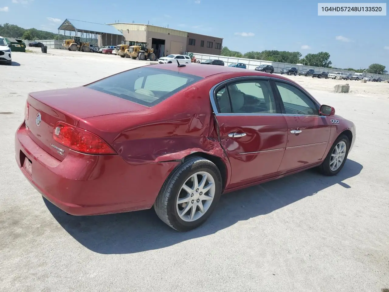 2008 Buick Lucerne Cxl VIN: 1G4HD57248U133520 Lot: 62537745