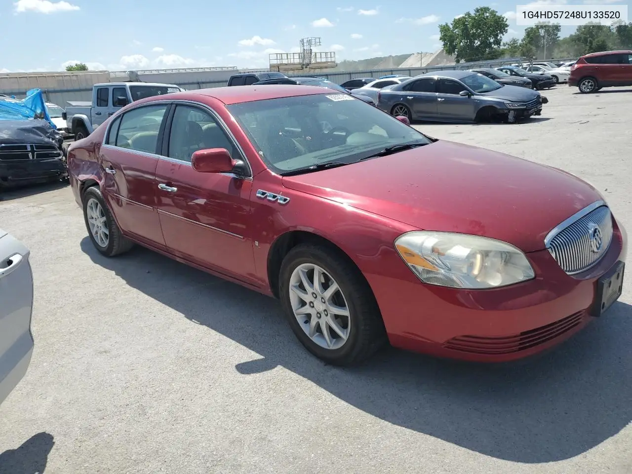 2008 Buick Lucerne Cxl VIN: 1G4HD57248U133520 Lot: 62537745