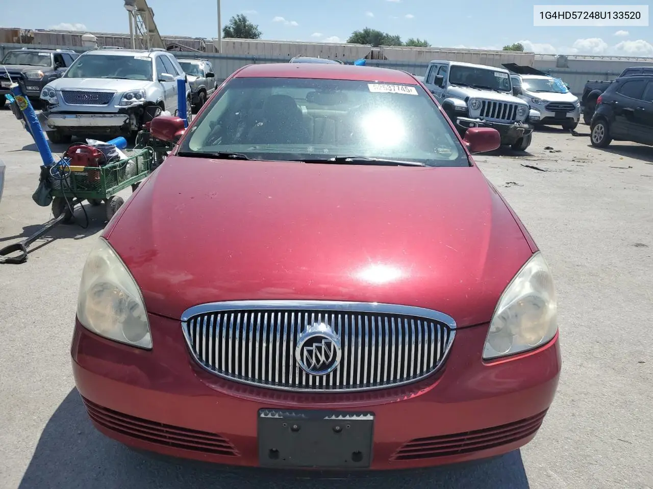 2008 Buick Lucerne Cxl VIN: 1G4HD57248U133520 Lot: 62537745