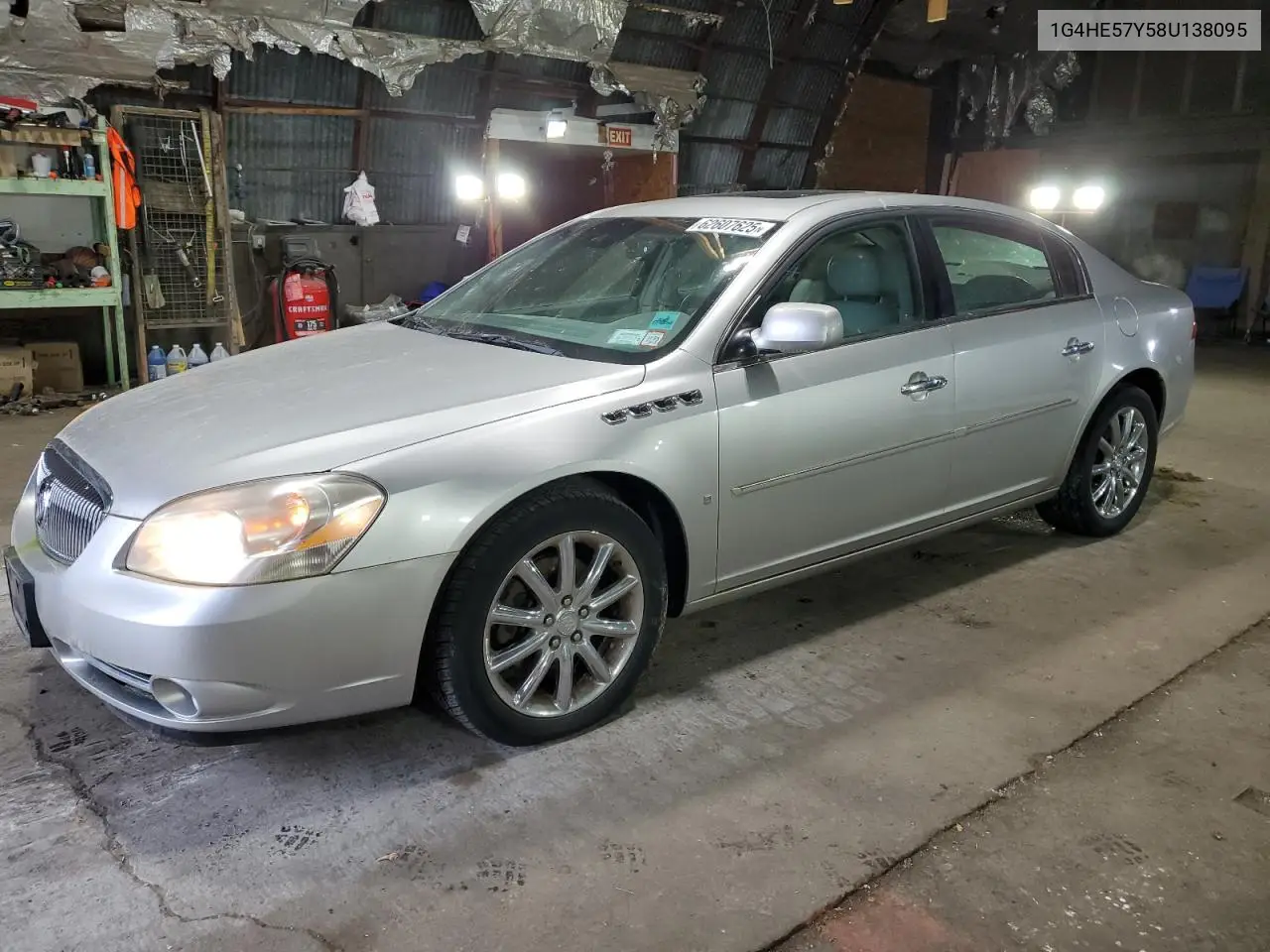 2008 Buick Lucerne Cxs VIN: 1G4HE57Y58U138095 Lot: 62607625