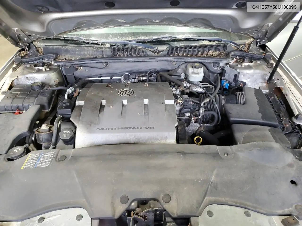 2008 Buick Lucerne Cxs VIN: 1G4HE57Y58U138095 Lot: 62607625
