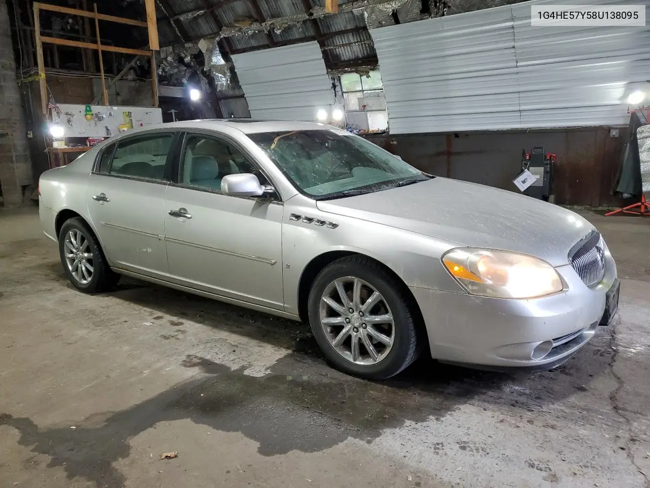 2008 Buick Lucerne Cxs VIN: 1G4HE57Y58U138095 Lot: 62607625