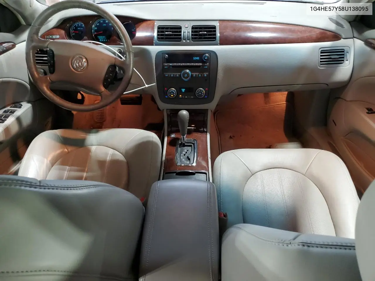 2008 Buick Lucerne Cxs VIN: 1G4HE57Y58U138095 Lot: 62607625