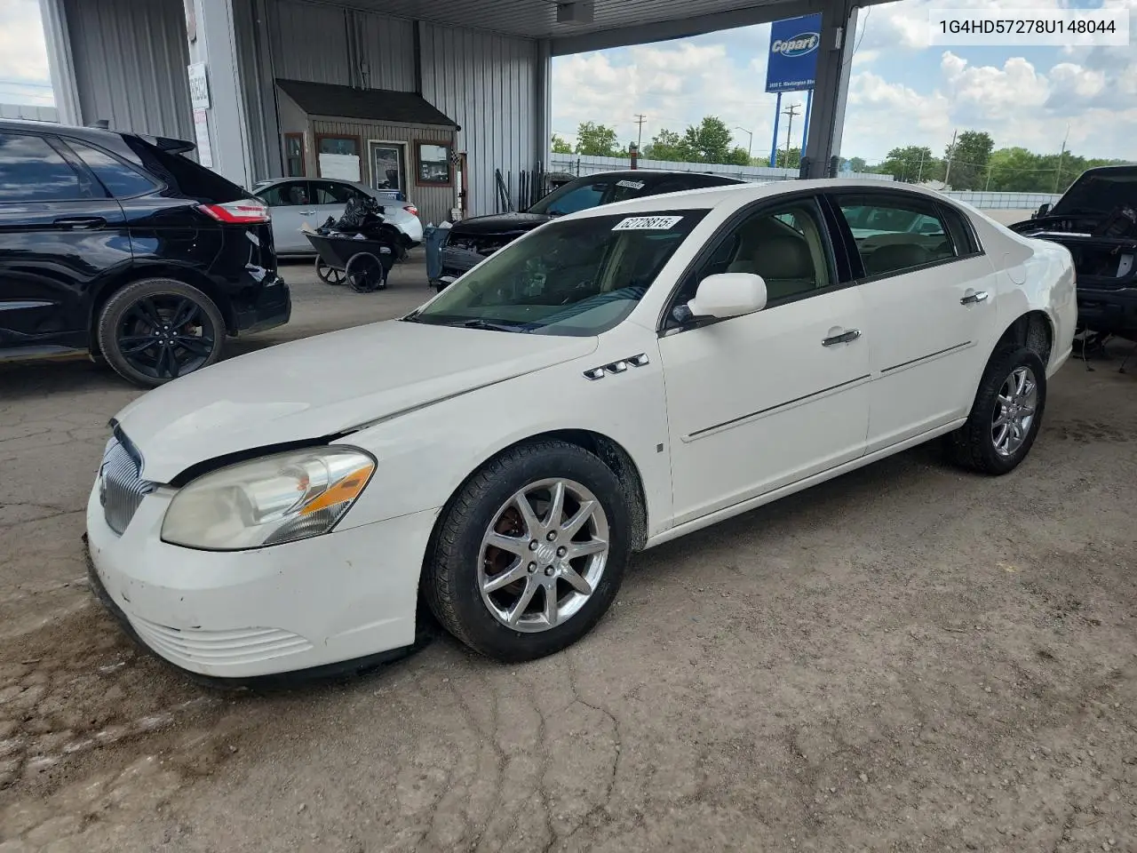 2008 Buick Lucerne Cxl VIN: 1G4HD57278U148044 Lot: 62728815