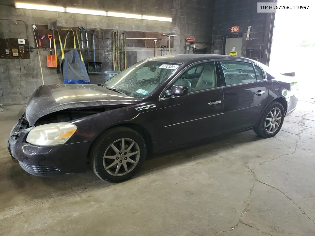 2008 Buick Lucerne Cxl VIN: 1G4HD57268U110997 Lot: 62988805