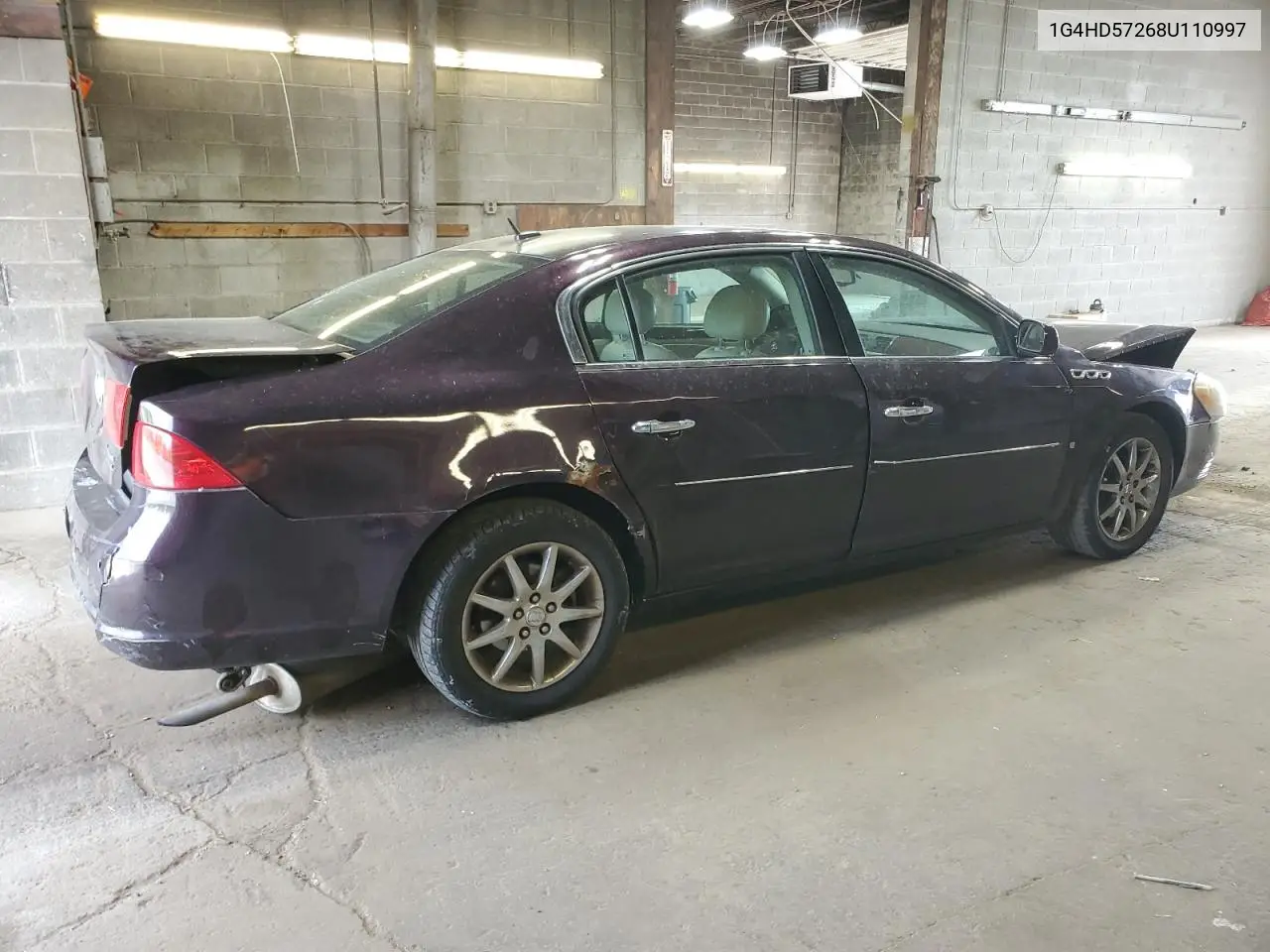 2008 Buick Lucerne Cxl VIN: 1G4HD57268U110997 Lot: 62988805