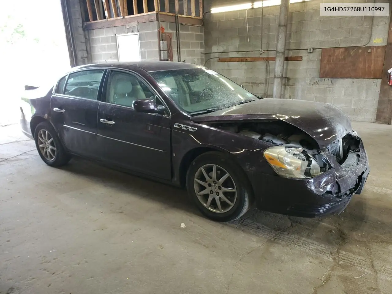 2008 Buick Lucerne Cxl VIN: 1G4HD57268U110997 Lot: 62988805