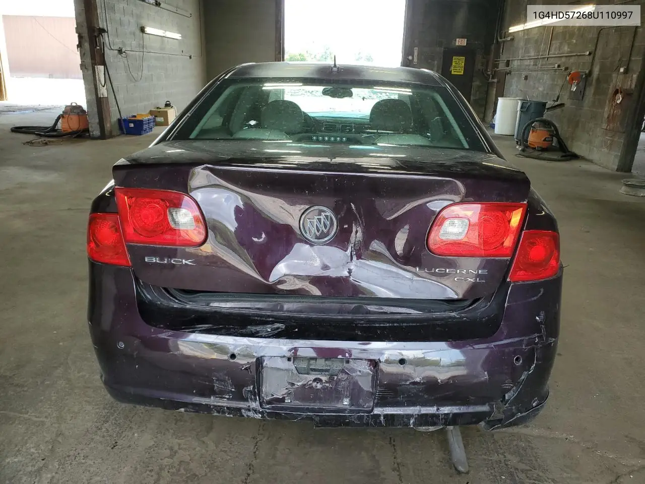 2008 Buick Lucerne Cxl VIN: 1G4HD57268U110997 Lot: 62988805