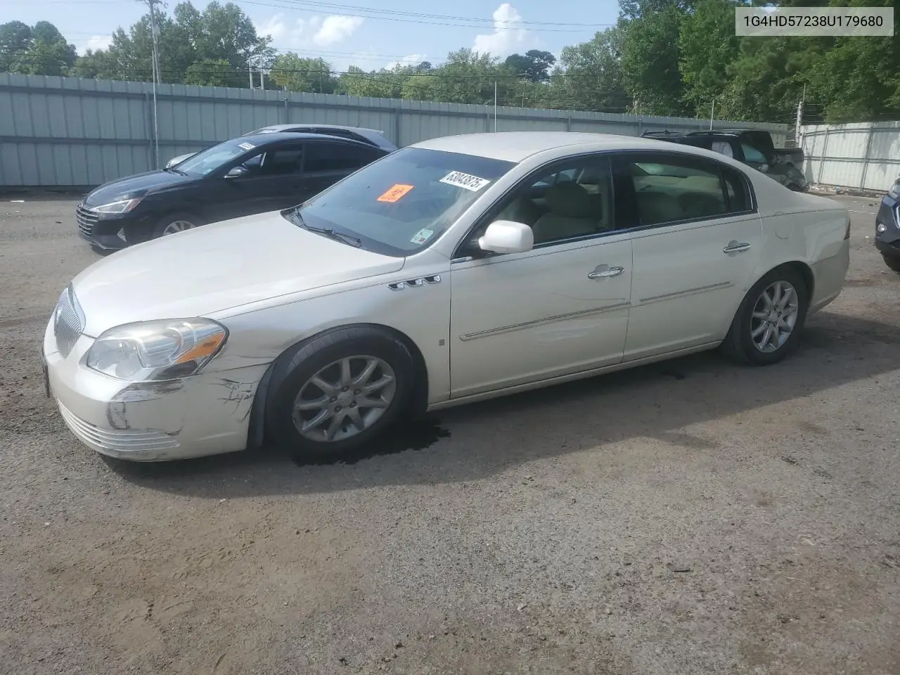 2008 Buick Lucerne Cxl VIN: 1G4HD57238U179680 Lot: 63043875