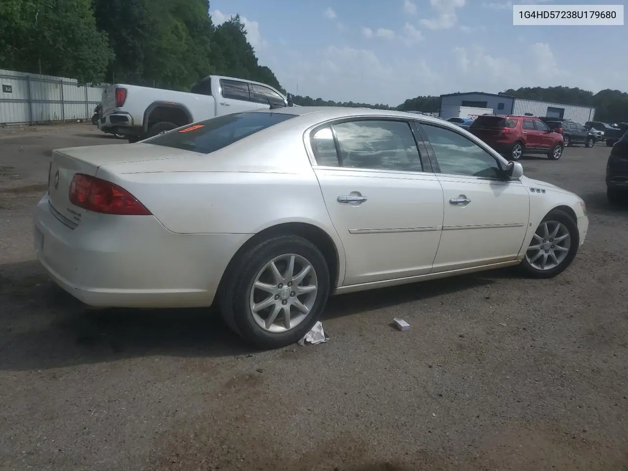 2008 Buick Lucerne Cxl VIN: 1G4HD57238U179680 Lot: 63043875