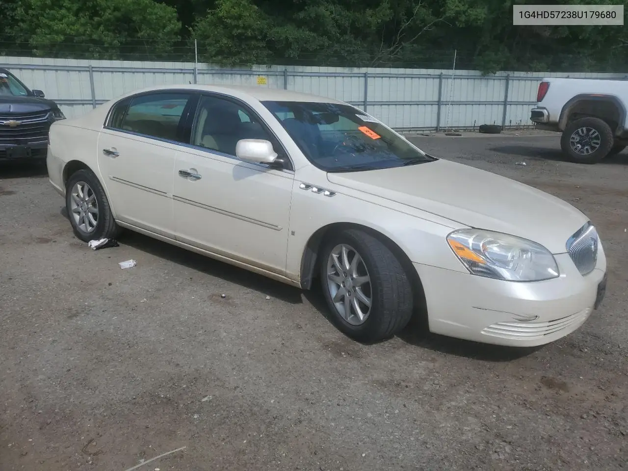 2008 Buick Lucerne Cxl VIN: 1G4HD57238U179680 Lot: 63043875