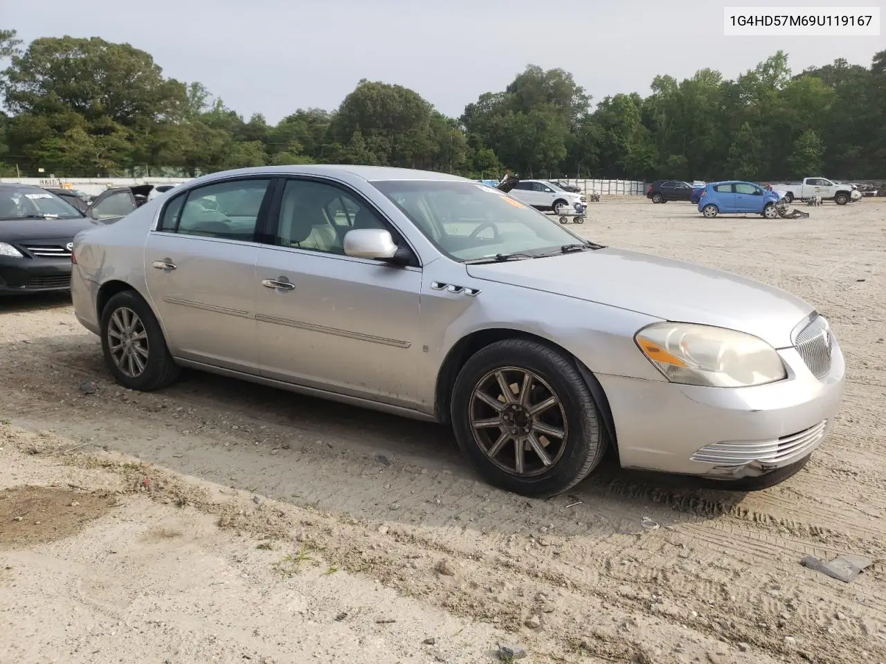 2009 Buick Lucerne Cxl VIN: 1G4HD57M69U119167 Lot: 59717795