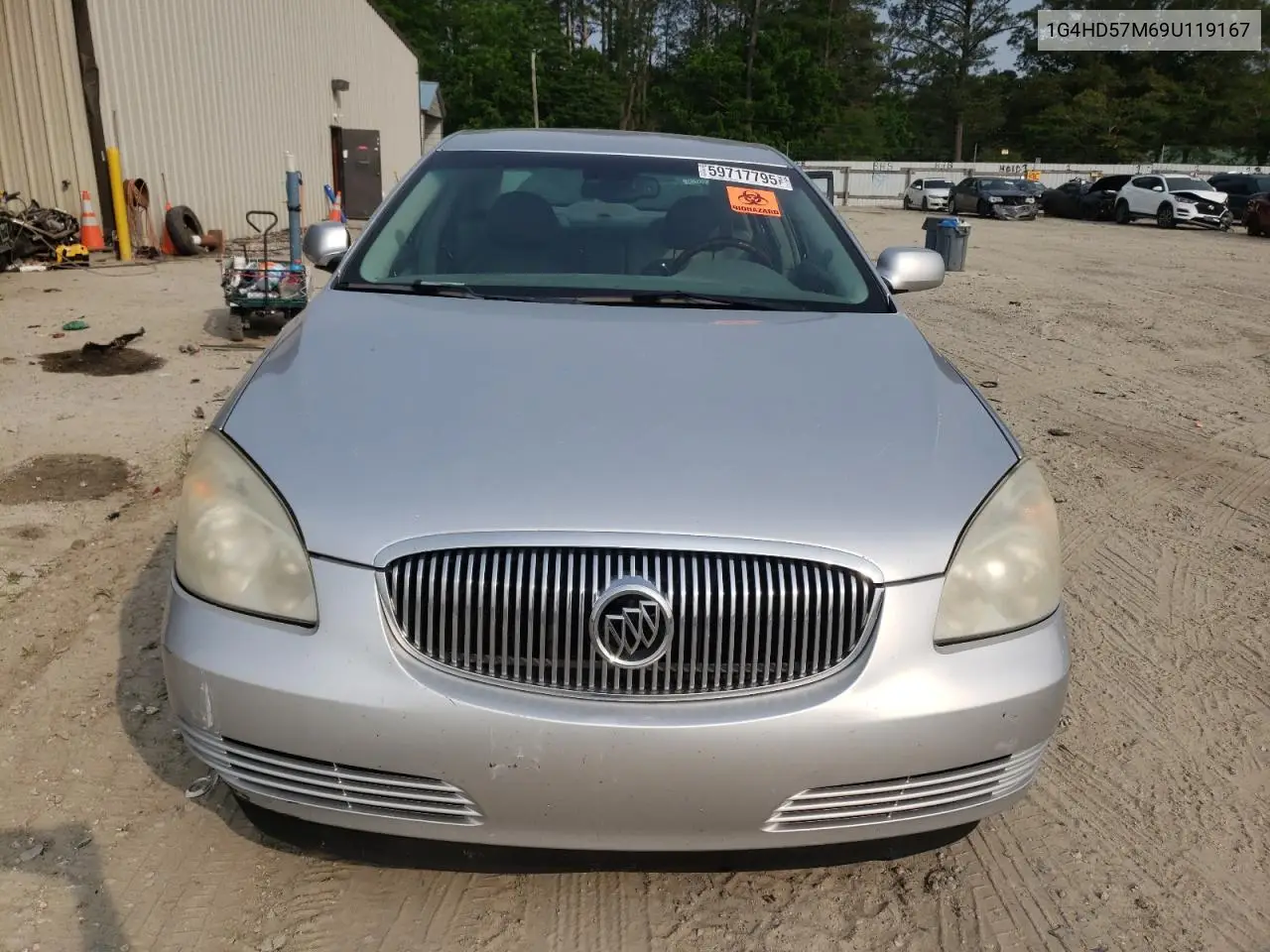 2009 Buick Lucerne Cxl VIN: 1G4HD57M69U119167 Lot: 59717795
