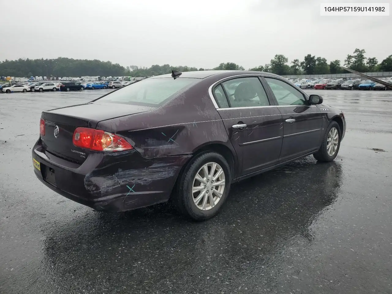 2009 Buick Lucerne Cx VIN: 1G4HP57159U141982 Lot: 61640295