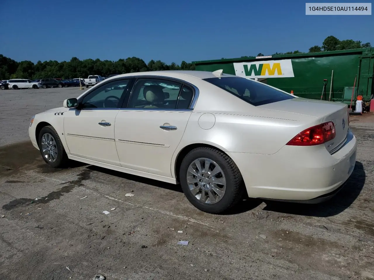 2010 Buick Lucerne Cxl VIN: 1G4HD5E10AU114494 Lot: 62086915