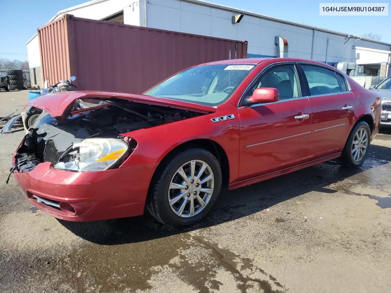 2011 Buick Lucerne Cxl VIN: 1G4HJ5EM9BU104387 Lot: 49649135