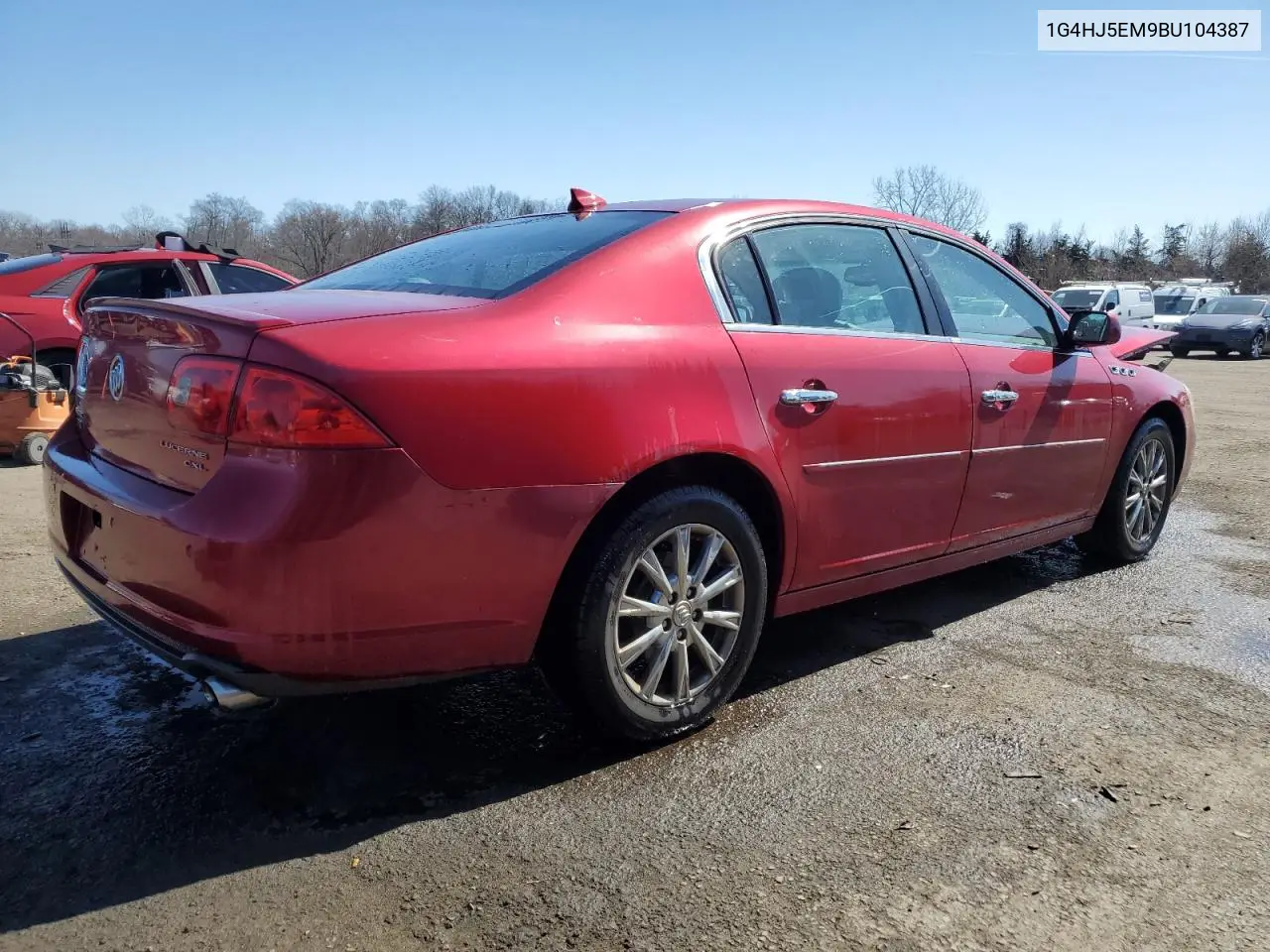 2011 Buick Lucerne Cxl VIN: 1G4HJ5EM9BU104387 Lot: 49649135