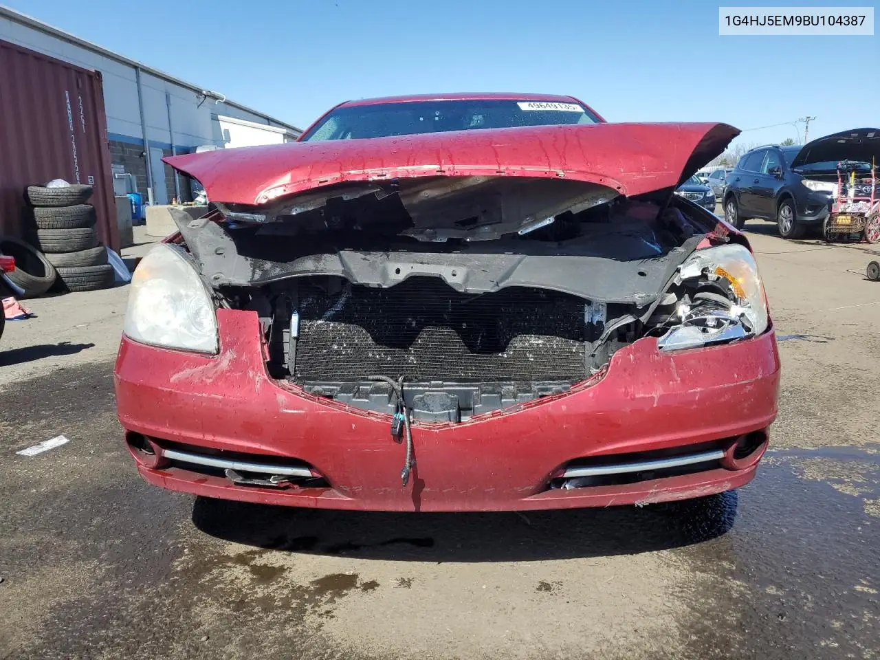 2011 Buick Lucerne Cxl VIN: 1G4HJ5EM9BU104387 Lot: 49649135