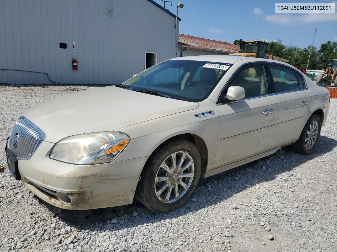 2011 Buick Lucerne Cxl VIN: 1G4HJ5EM6BU112091 Lot: 61733635