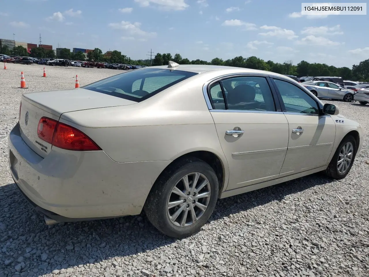 2011 Buick Lucerne Cxl VIN: 1G4HJ5EM6BU112091 Lot: 61733635