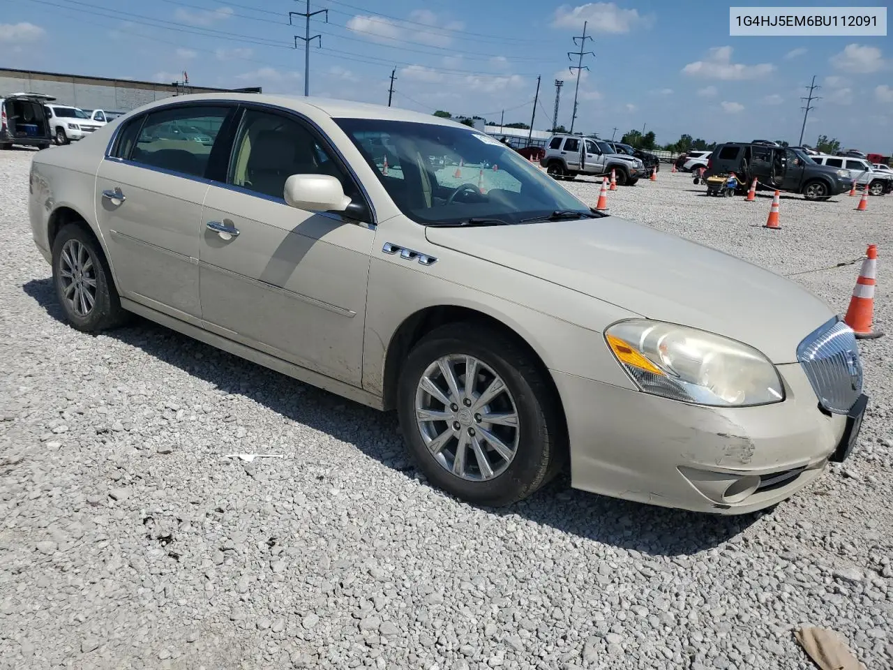 2011 Buick Lucerne Cxl VIN: 1G4HJ5EM6BU112091 Lot: 61733635