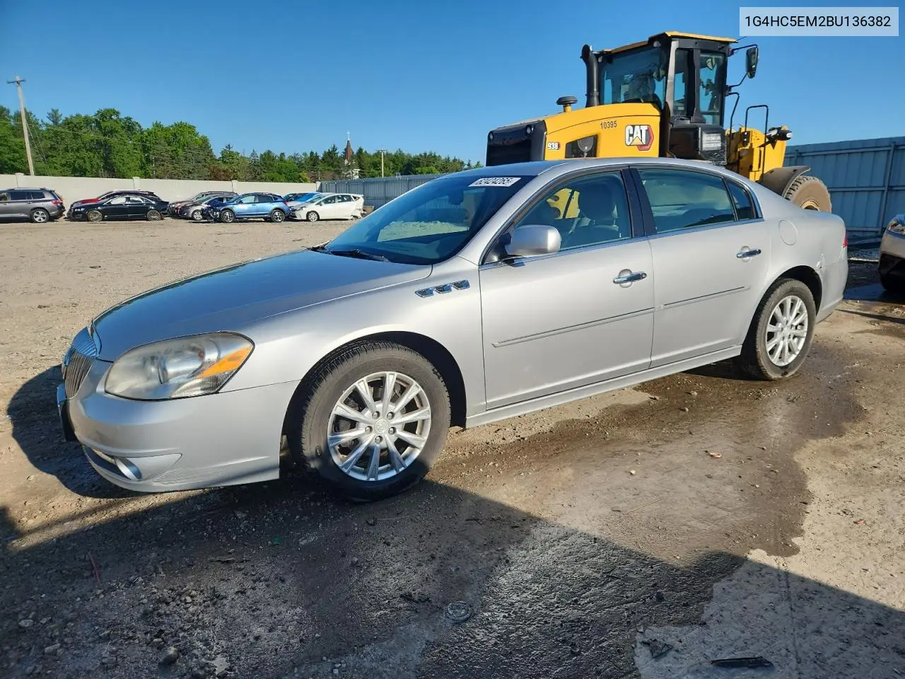 2011 Buick Lucerne Cxl VIN: 1G4HC5EM2BU136382 Lot: 62424265