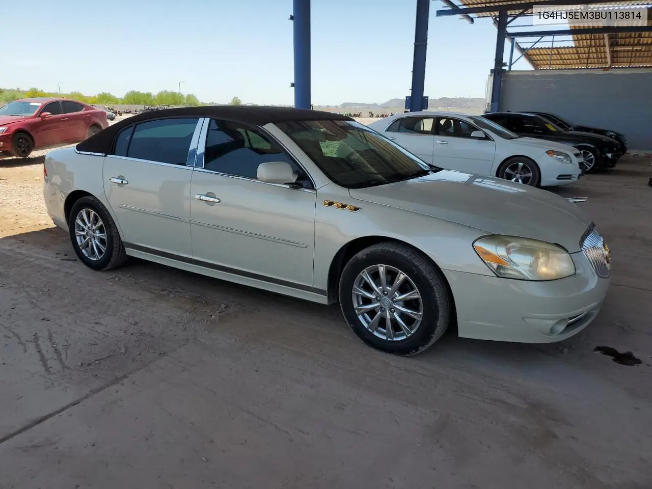 2011 Buick Lucerne Cxl VIN: 1G4HJ5EM3BU113814 Lot: 63088745