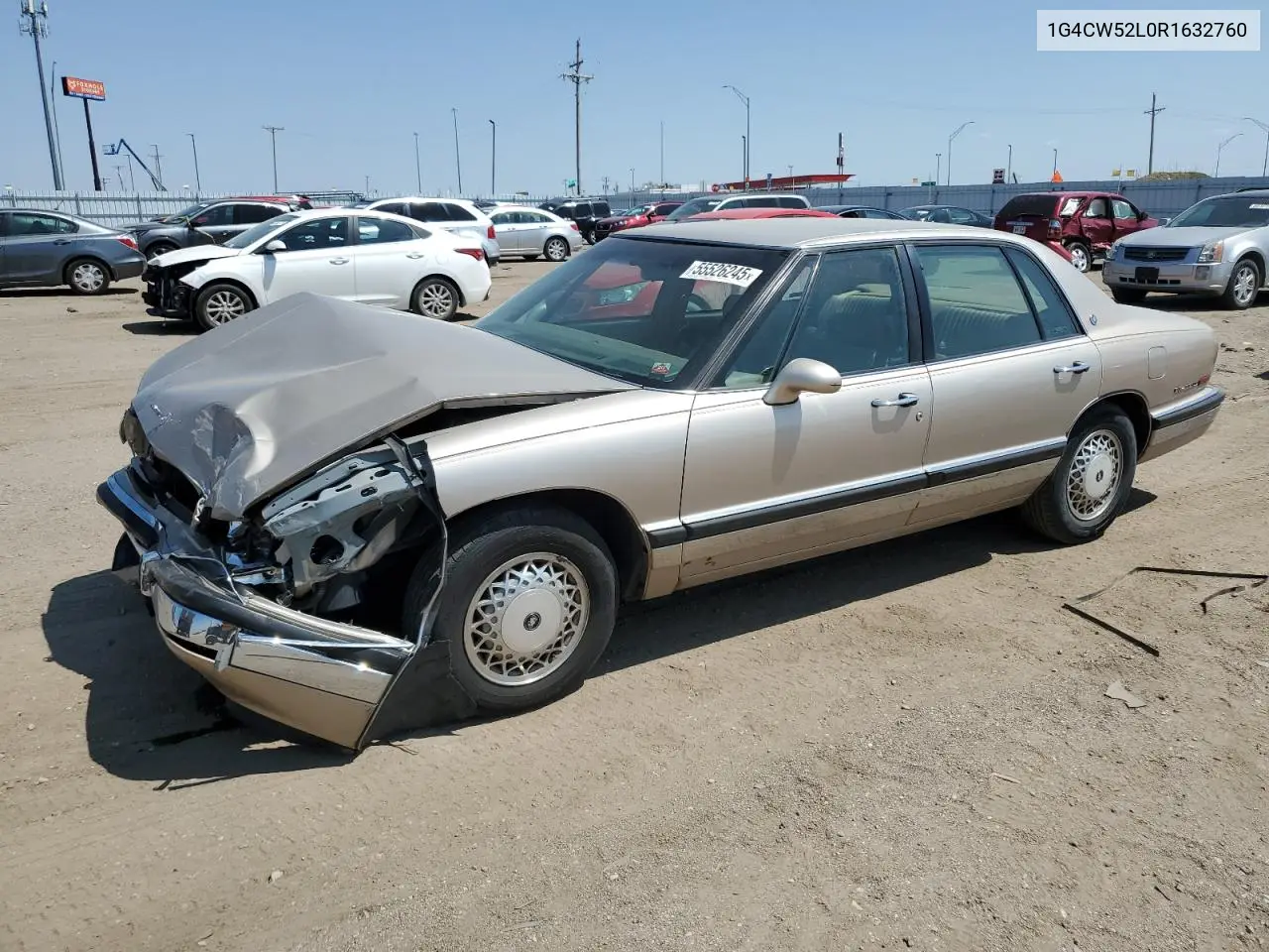 1994 Buick Park Avenue VIN: 1G4CW52L0R1632760 Lot: 55526245