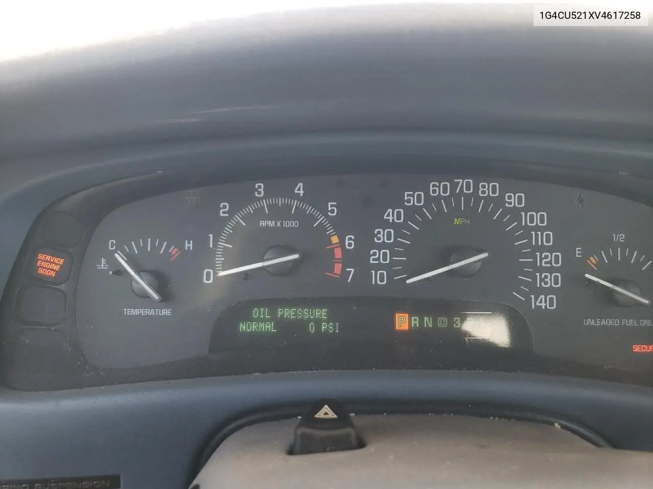 1997 Buick Park Avenue Ultra VIN: 1G4CU521XV4617258 Lot: 56000705
