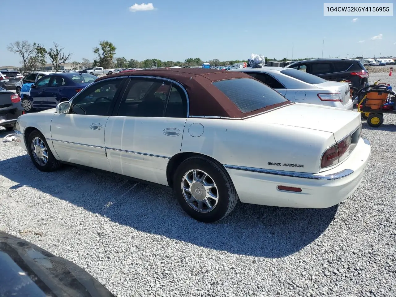 2000 Buick Park Avenue VIN: 1G4CW52K6Y4156955 Lot: 50905625