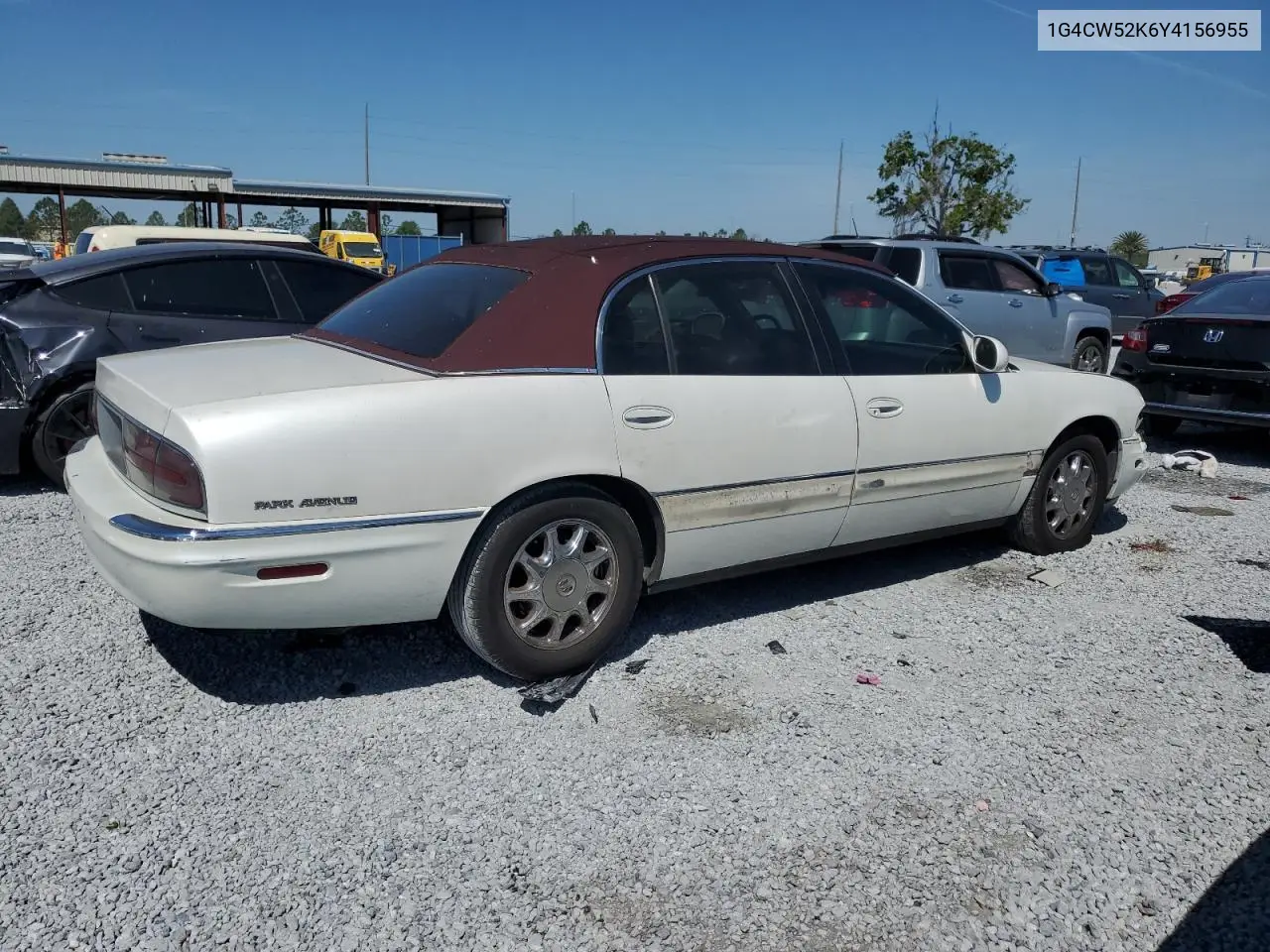 2000 Buick Park Avenue VIN: 1G4CW52K6Y4156955 Lot: 50905625