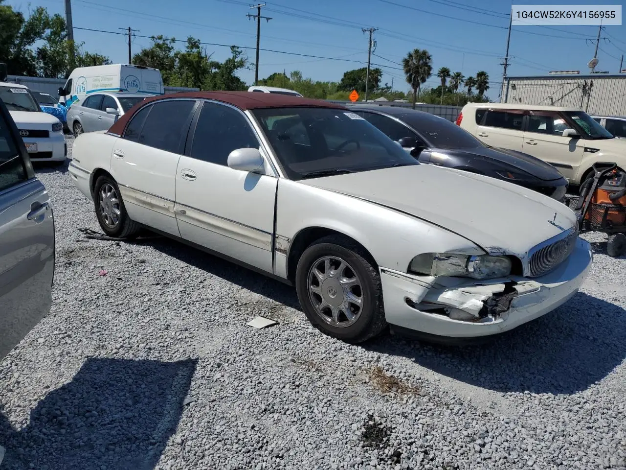 2000 Buick Park Avenue VIN: 1G4CW52K6Y4156955 Lot: 50905625