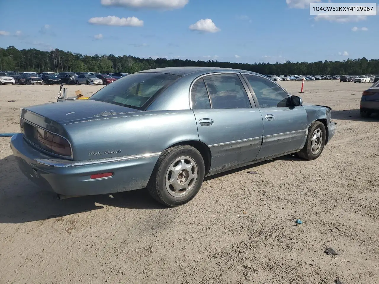 2000 Buick Park Avenue VIN: 1G4CW52KXY4129967 Lot: 54434915