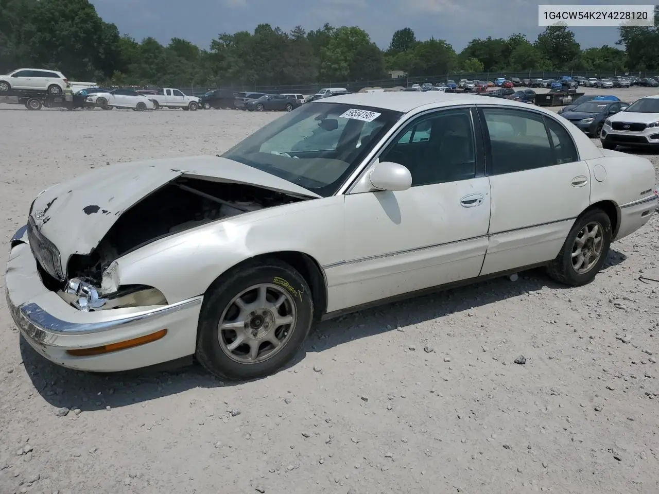 2000 Buick Park Avenue VIN: 1G4CW54K2Y4228120 Lot: 59554195