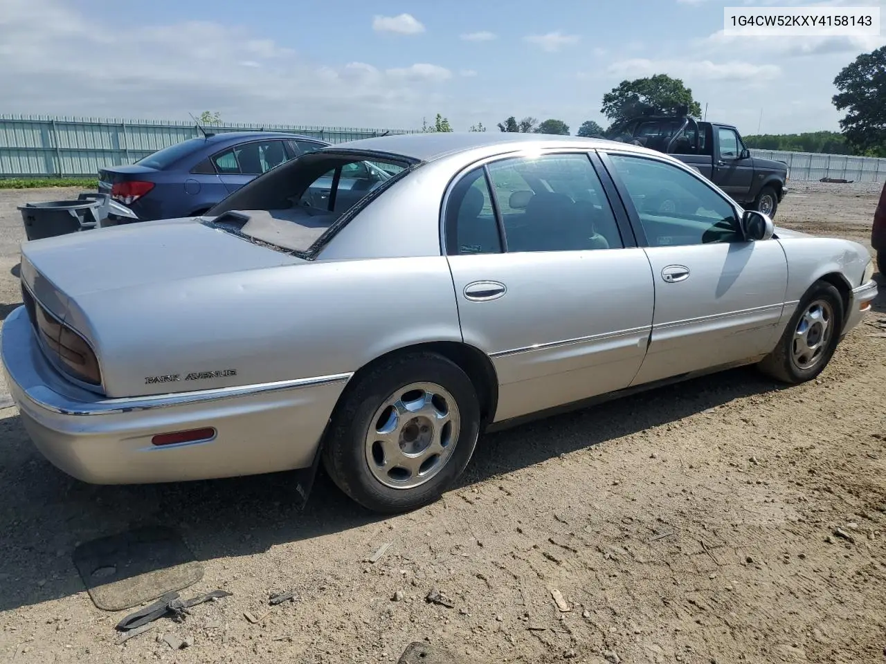 2000 Buick Park Avenue VIN: 1G4CW52KXY4158143 Lot: 60996355
