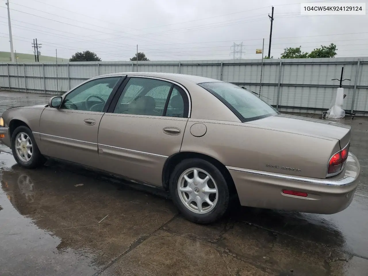 2002 Buick Park Avenue VIN: 1G4CW54K924129124 Lot: 55507825
