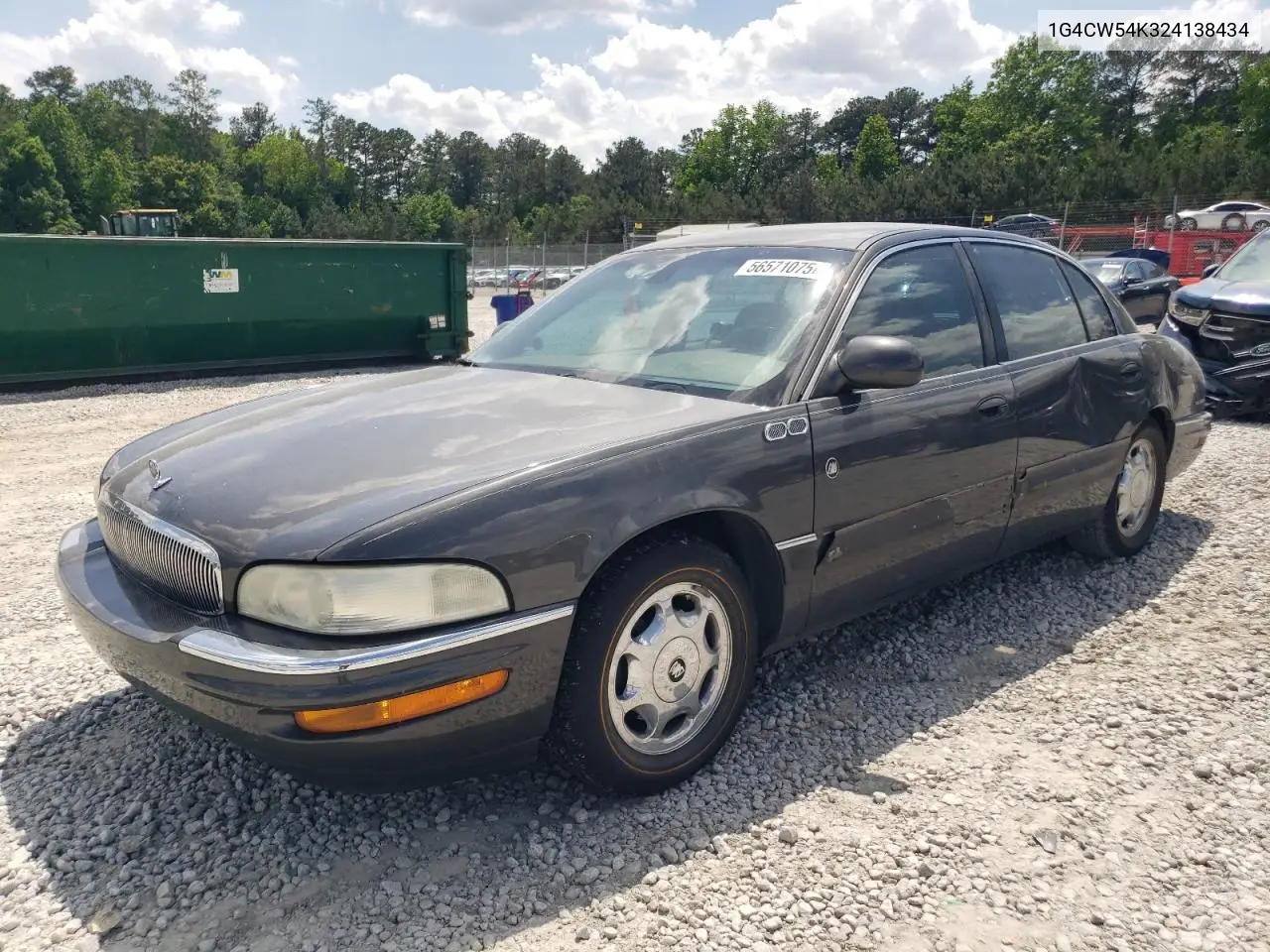 2002 Buick Park Avenue VIN: 1G4CW54K324138434 Lot: 56571075
