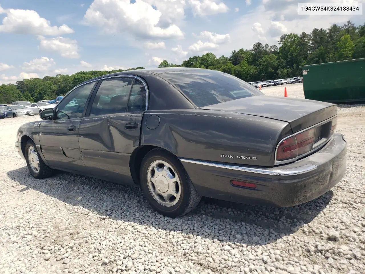 2002 Buick Park Avenue VIN: 1G4CW54K324138434 Lot: 56571075