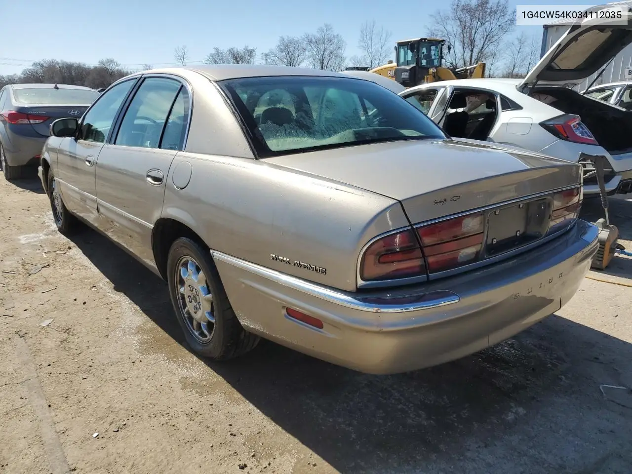 2003 Buick Park Avenue VIN: 1G4CW54K034112035 Lot: 48555955