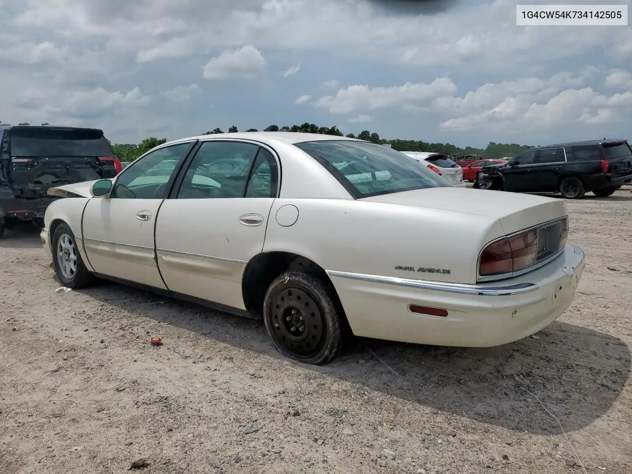 2003 Buick Park Avenue VIN: 1G4CW54K734142505 Lot: 59620715