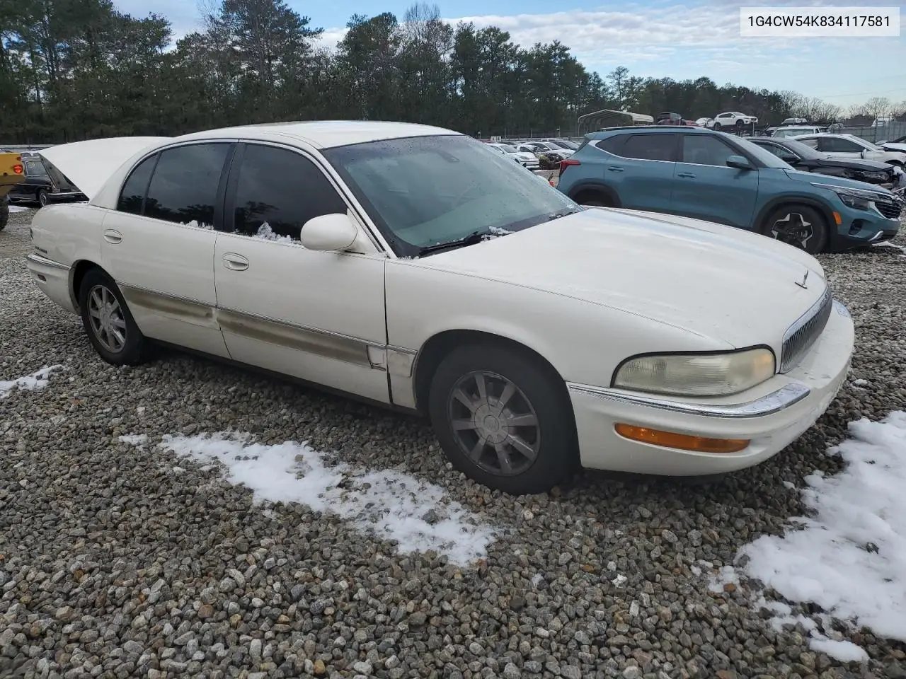 2003 Buick Park Avenue VIN: 1G4CW54K834117581 Lot: 88285595