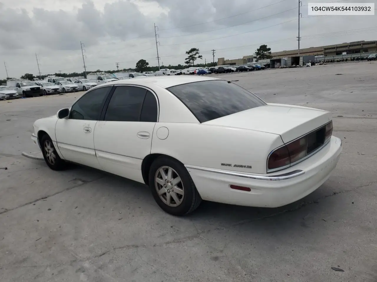 2004 Buick Park Avenue VIN: 1G4CW54K544103932 Lot: 59770175