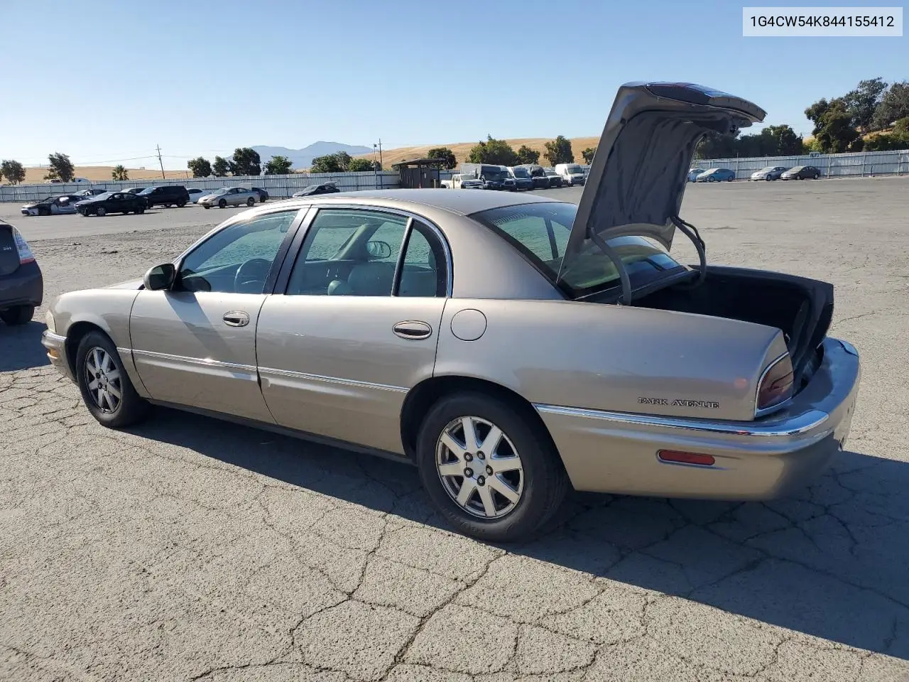 2004 Buick Park Avenue VIN: 1G4CW54K844155412 Lot: 63639085