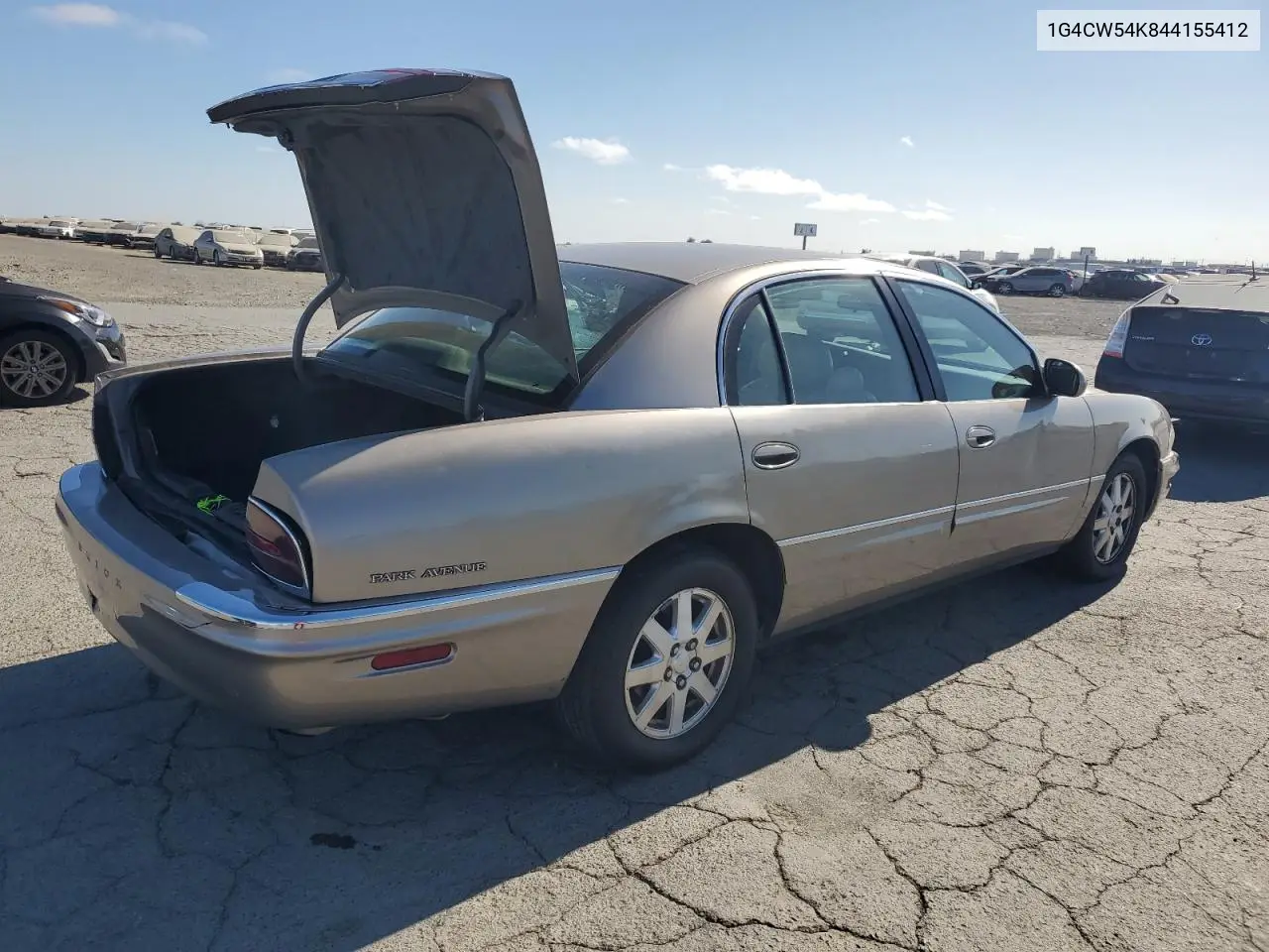 2004 Buick Park Avenue VIN: 1G4CW54K844155412 Lot: 63639085