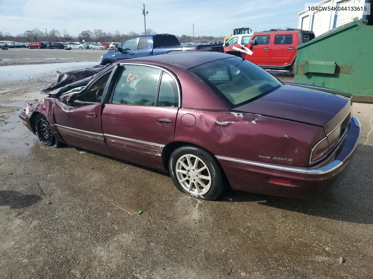 2004 Buick Park Avenue VIN: 1G4CW54K044133615 Lot: 88475595