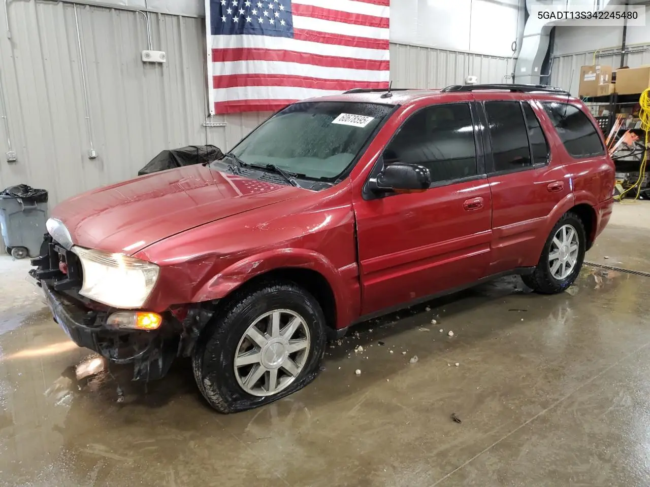 2004 Buick Rainier Cxl VIN: 5GADT13S342245480 Lot: 60678595